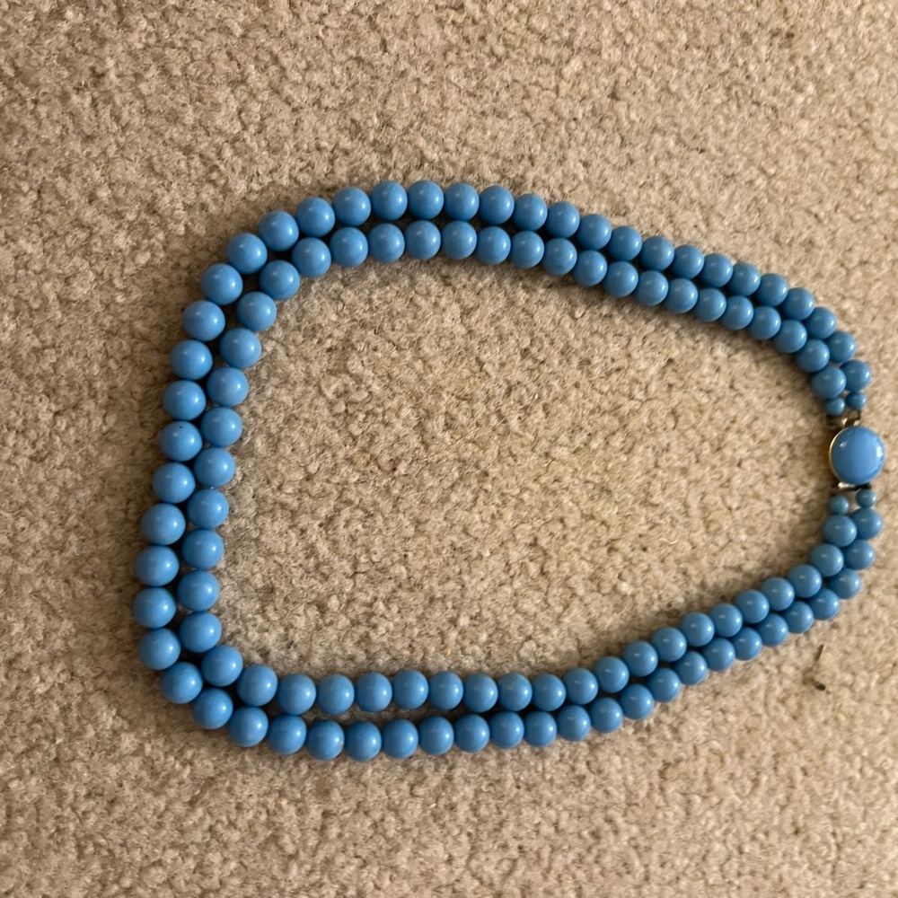Vintage turquoise blue beads.